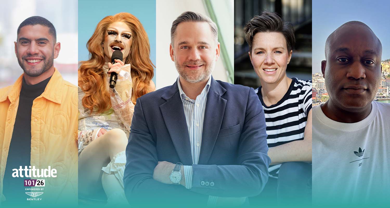 A montage of five people with the Attitude 101 logo in the lower left