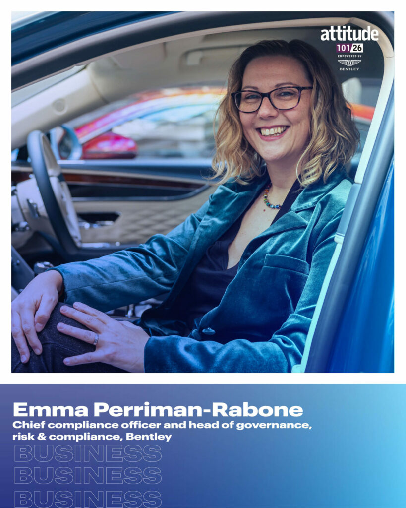 Emma Perriman-Rabone Attitude 101 'Business' category