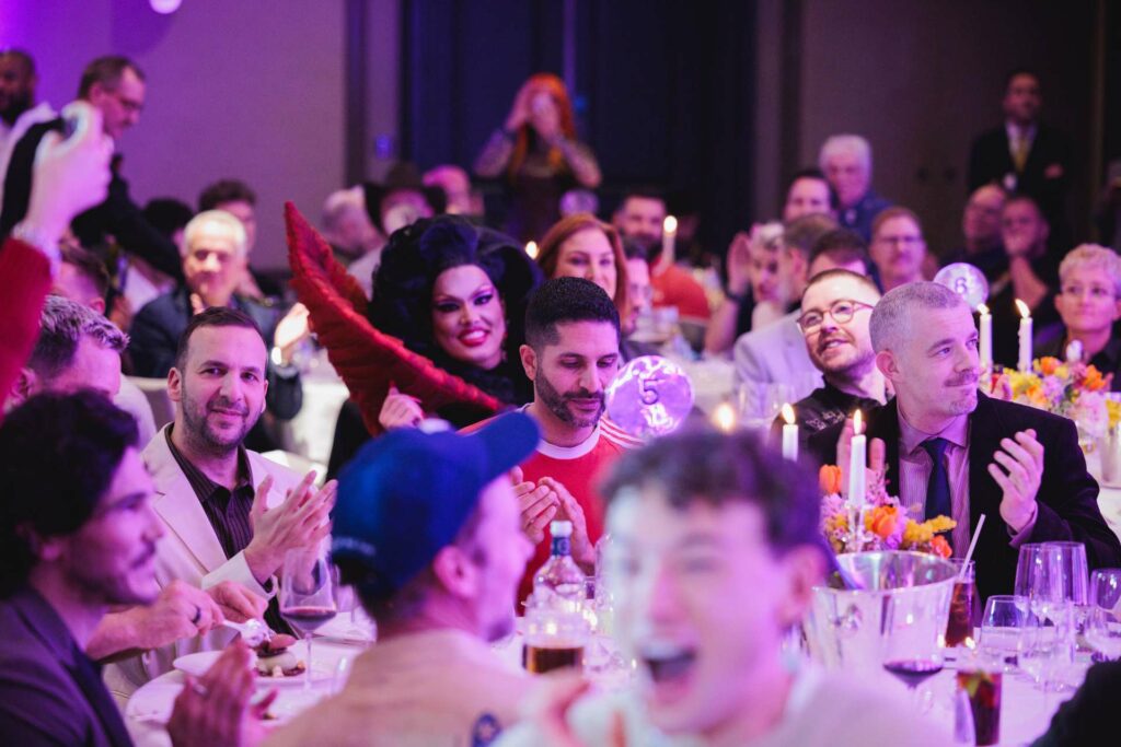 Zack Polanski, Russell Tovey, Fra Fee having lunch at Attitude 101 2026