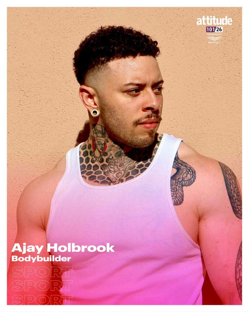 Ajay Holbrook&nbsp;in the Attitude 101 Sport list