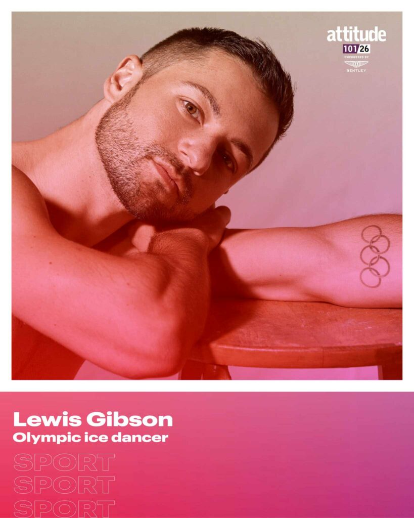 Lewis Gibson&nbsp;in the Attitude 101 Sport list