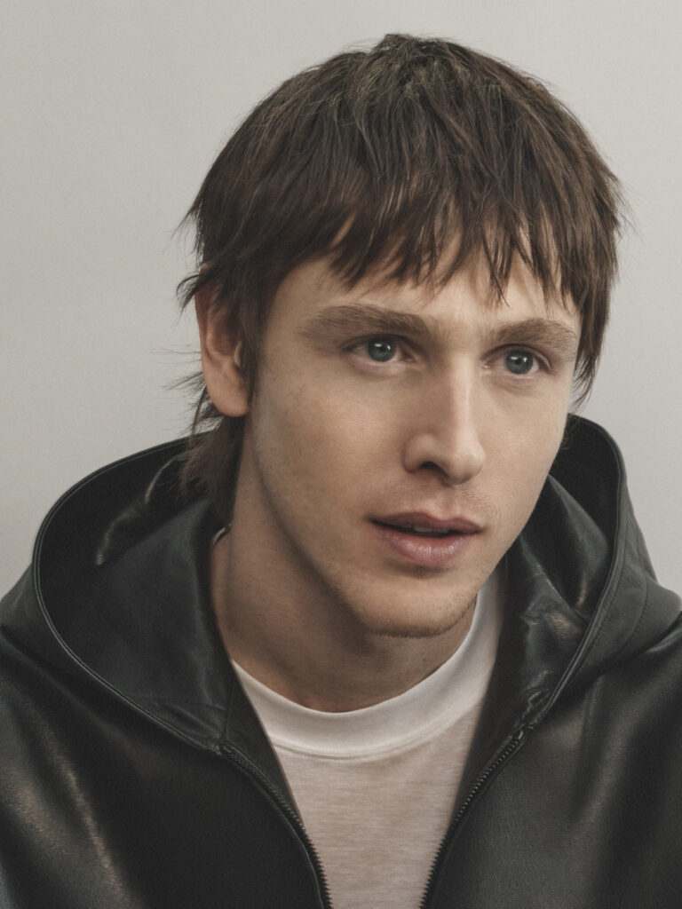 Harris Dickinson stars alongside Hudson Williams in Balenciaga's Heart and Body campaign shot by David Sims