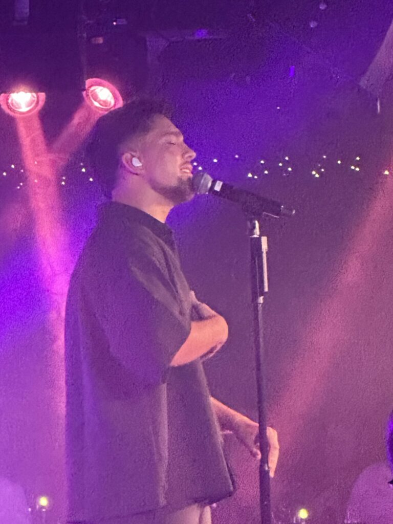 Matt Terry performing on P&O Cruises&rsquo; Arvia Caribbean cruise