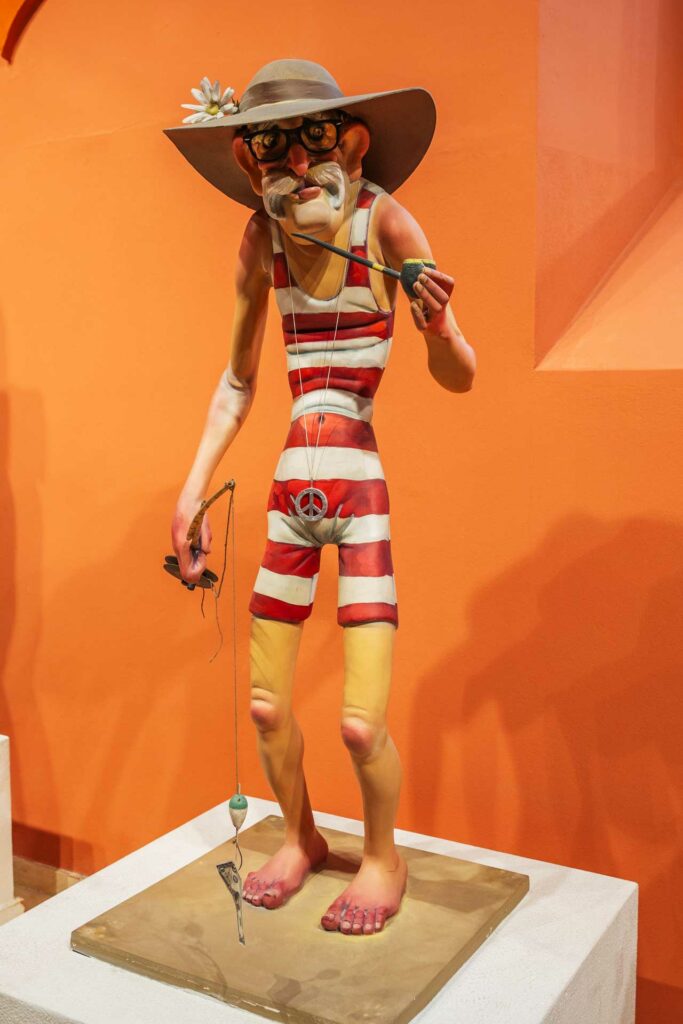 A historic ninot in the Fallas Museum