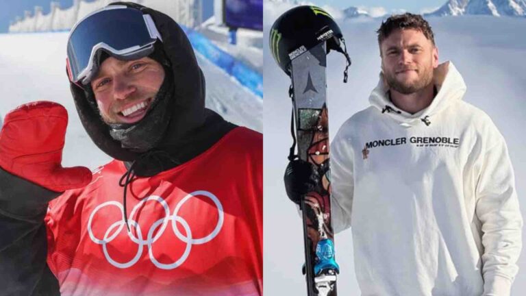 Gus Kenworthy skiing