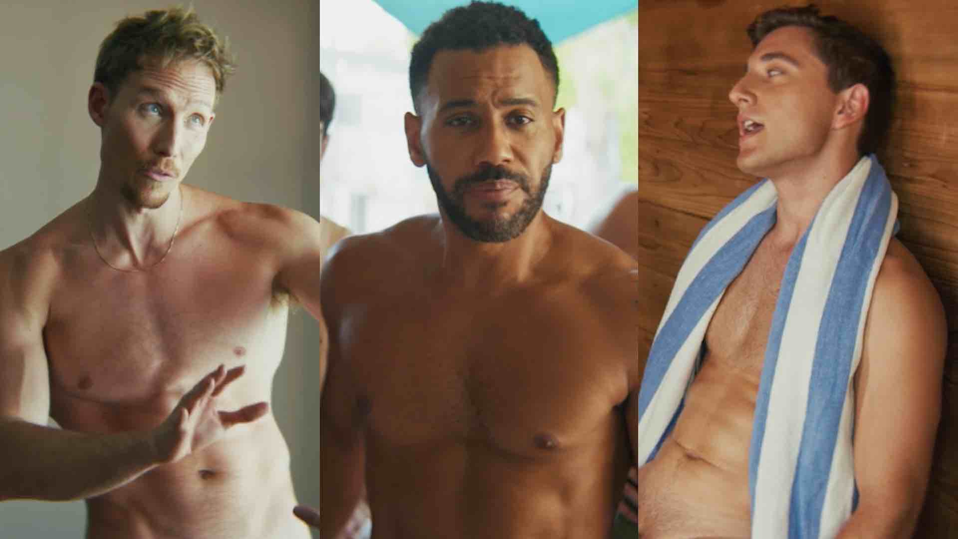 Ethan Daniel Corbett; Jaymes Hayden Rodriguez and Zack Rocklin-Waltch shirtless