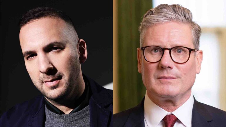 Zack Polanski and Keir Starmer