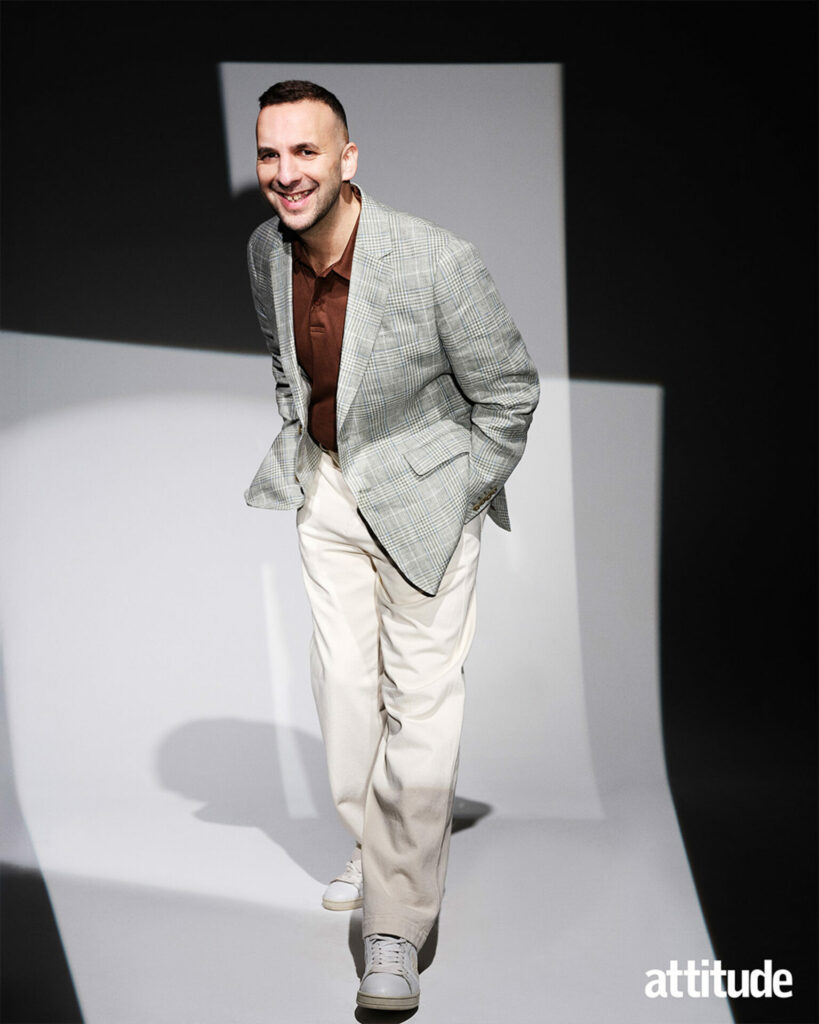 Zack Polanski's Attitude cover shoot