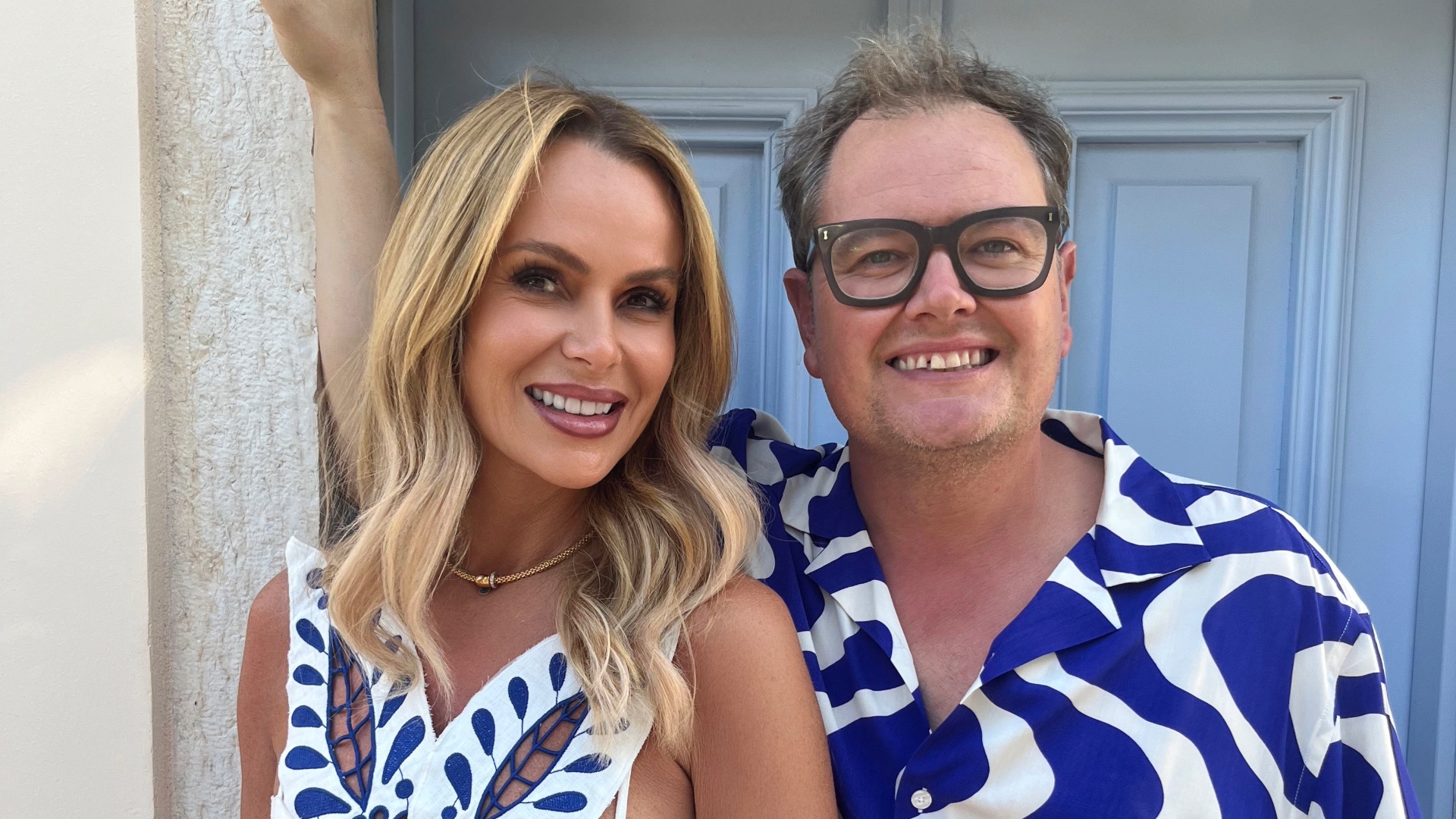 Amanda Holden and Alan Carr
