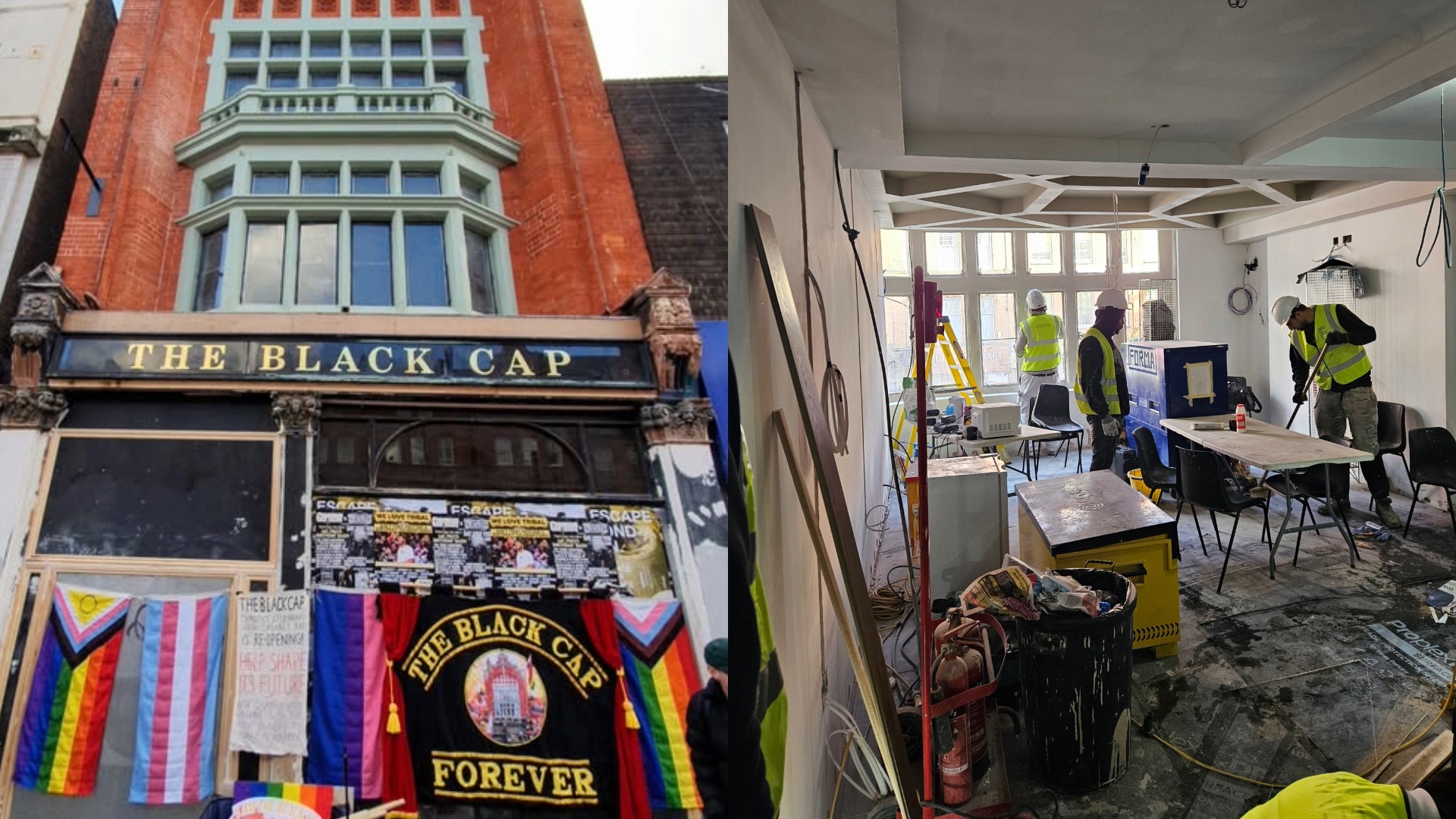 Interior and exterior images of Camden's Back Cap