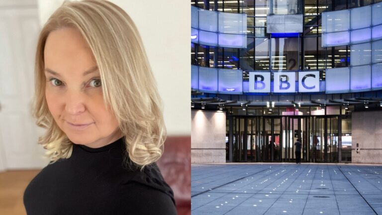 India Willoughby; BBC Broadcasting House exterior