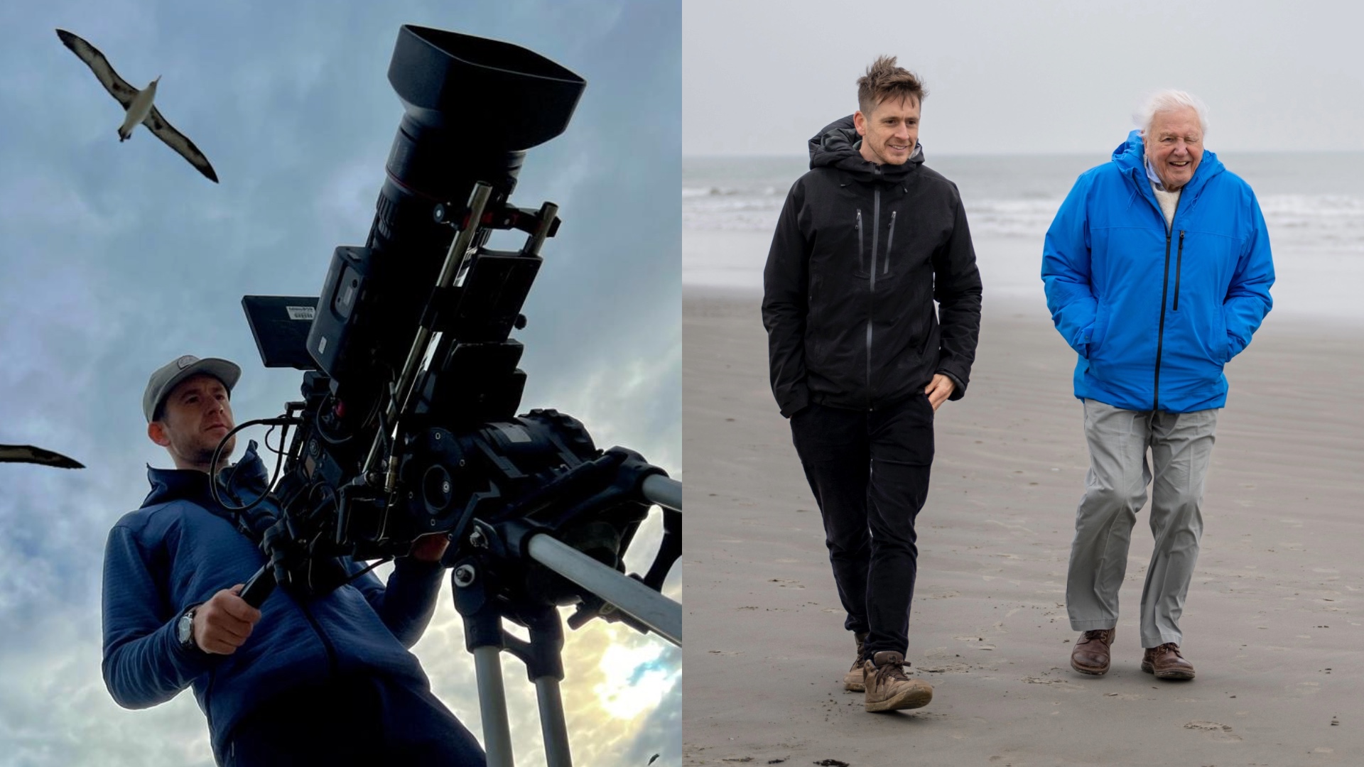 Toby Nowlan and David Attenborough