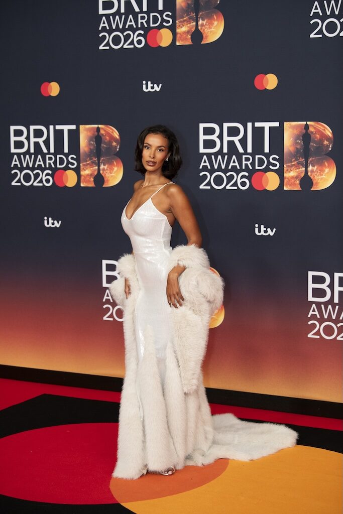 Maya Jama attends the BRIT Awards 2026