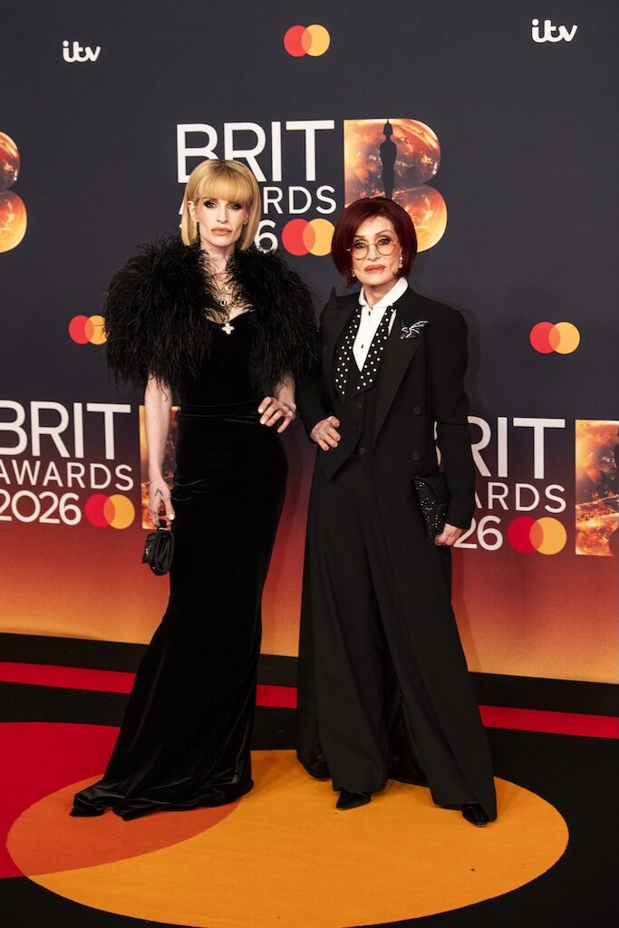Kelly Osbourne and Sharon Osbourne attend the BRIT Awards 2026 