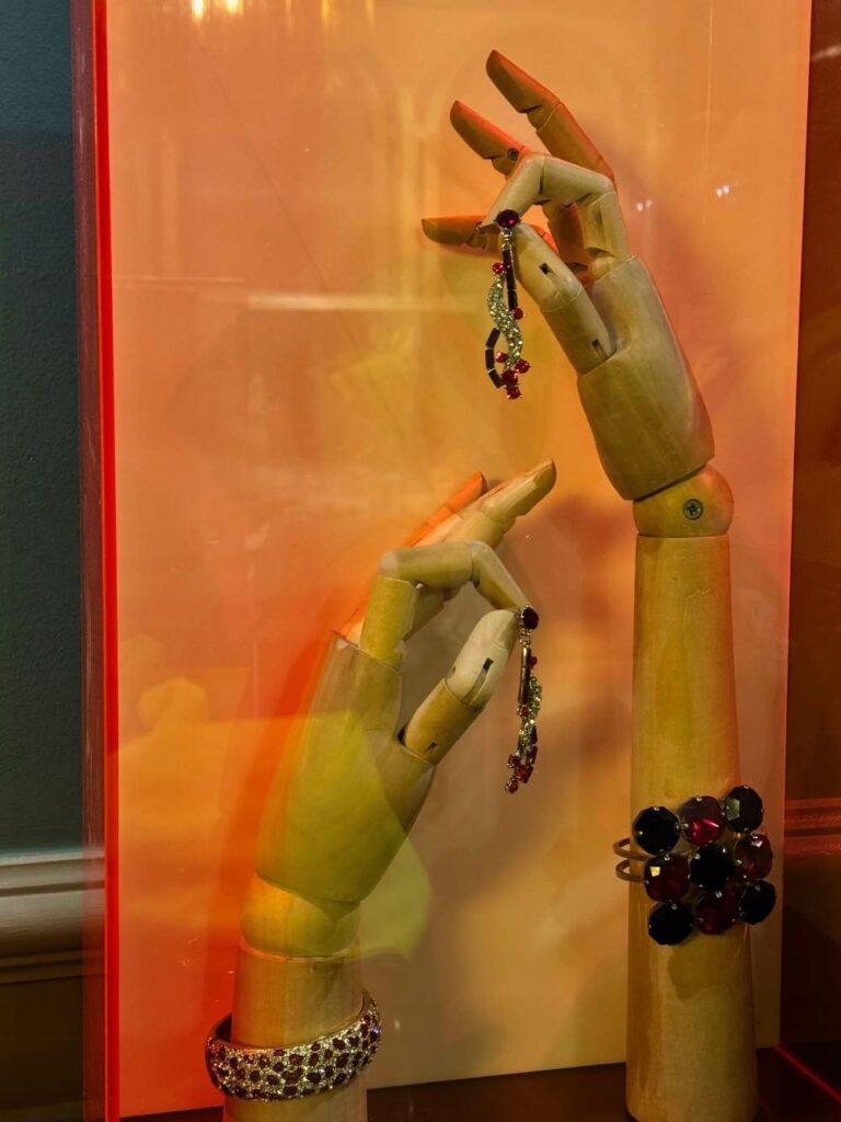 Lily Savage's original jewellery at The Black Cap