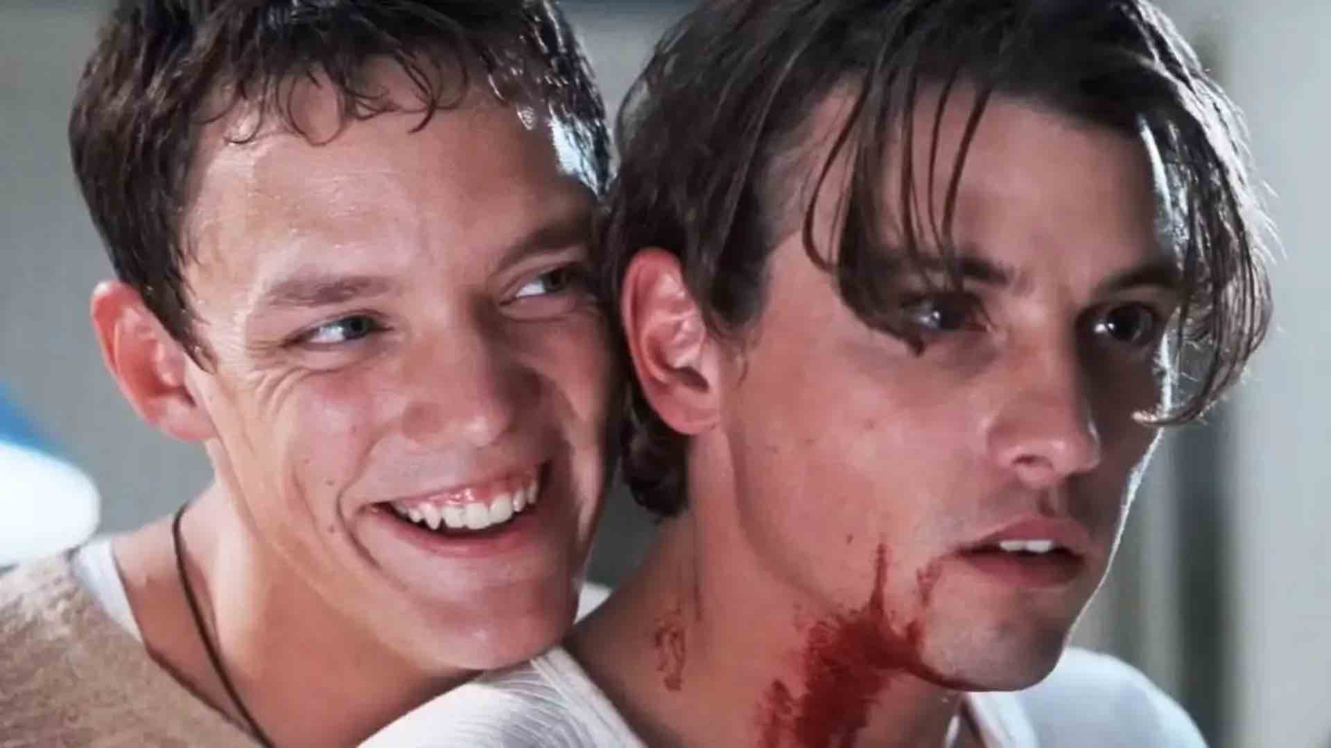 Matthew Lillard and Skeet Ulrich in Scream