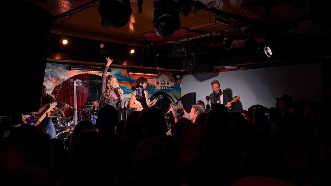 Shania Twain performing at the Shacklewell Arms in London