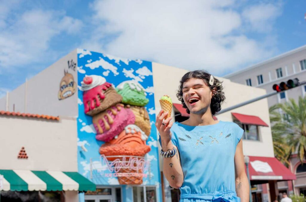 A person exploring Little Havana in Miami