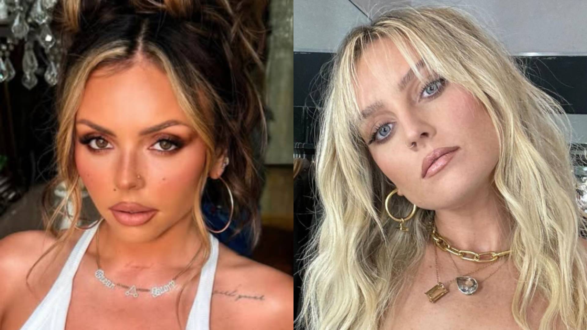 Jesy Nelson and Perrie Edwards