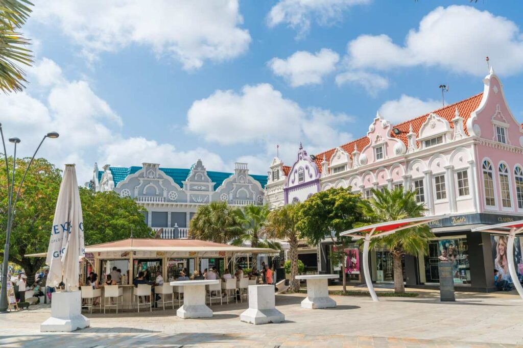 Oranjestad District in Aruba