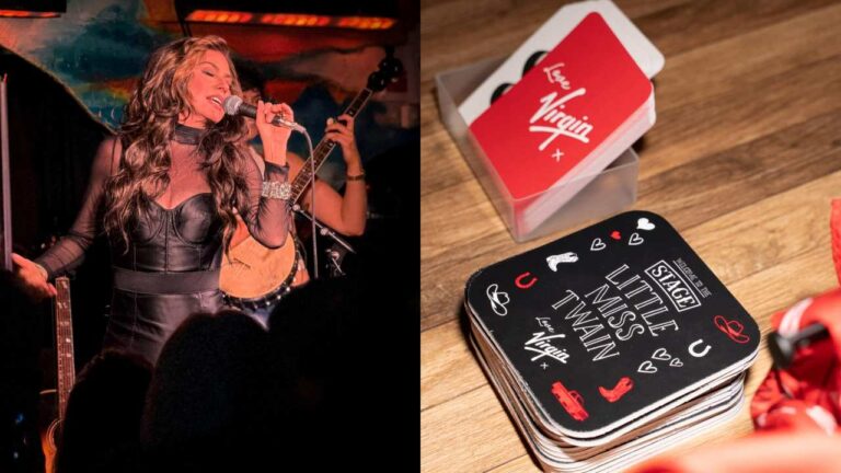 Shania Twain performing at the Shacklewell arms in London