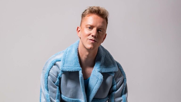 James Barr in a Blue coat