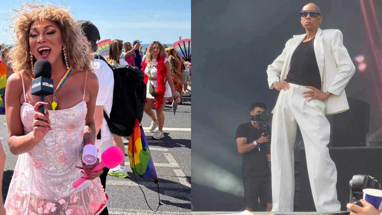 Tiara Skye and RuPaul at Brighton Pride 2026