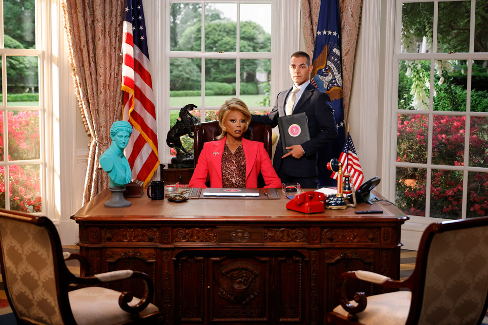 Matt Rogers with RuPaul in Stop! That! Train! 