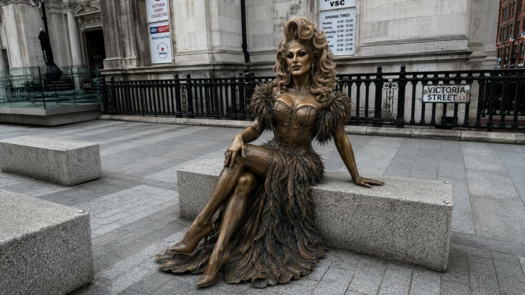 The Vivienne Statue AI Visualisation