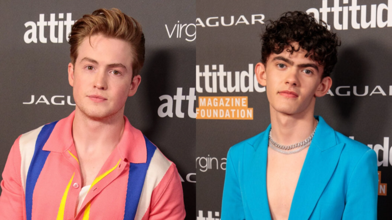 Kit Connor and Joe Locke attend the 2022 Virgin Atlantic Attitude Awards, powered by Jaguar