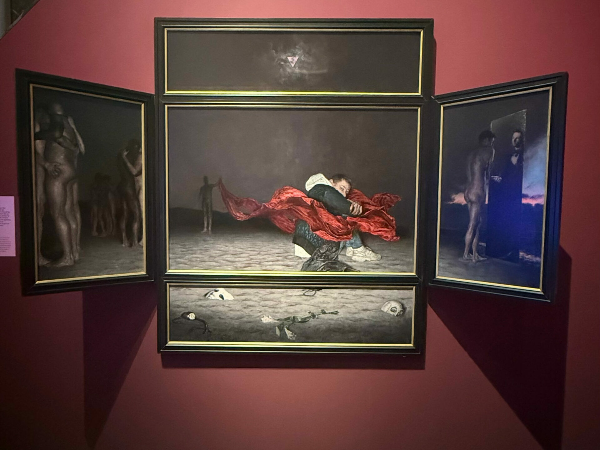 Oil painting by Thomas van Dun that he painted in 2024 called Sanctuarium
