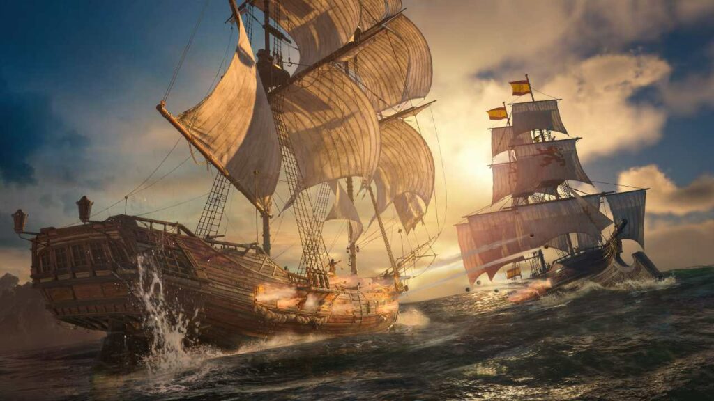 Pirate ships in Assassin's Creed Black Flag Resynced