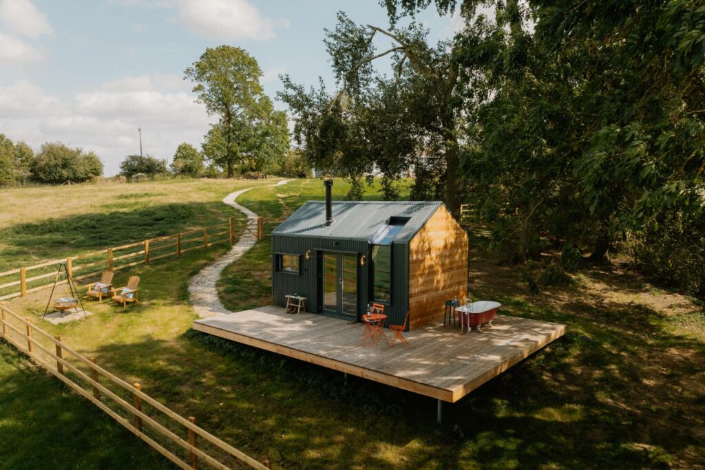 Lark Rise cabin at Ridge & Furrow Farm