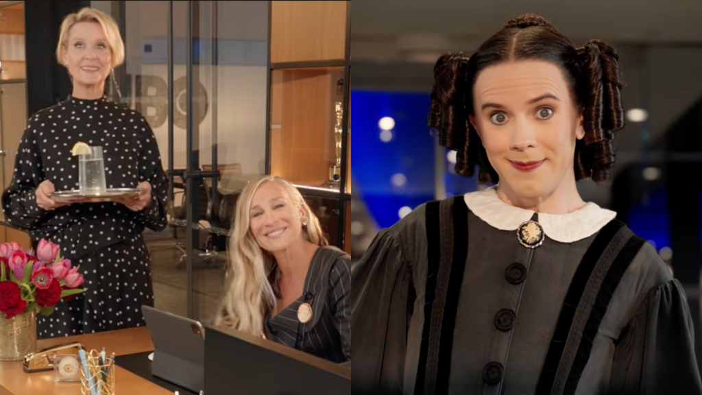 Sex And The City stars Sarah Jessica Parker and Cynthia Nixon reunite in Oh, Mary! teaser