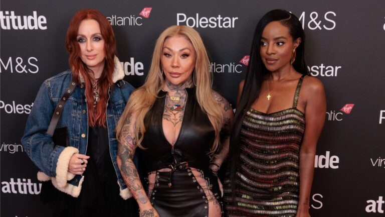 Our headline performers for the evening, Sugababes, on the red carpet