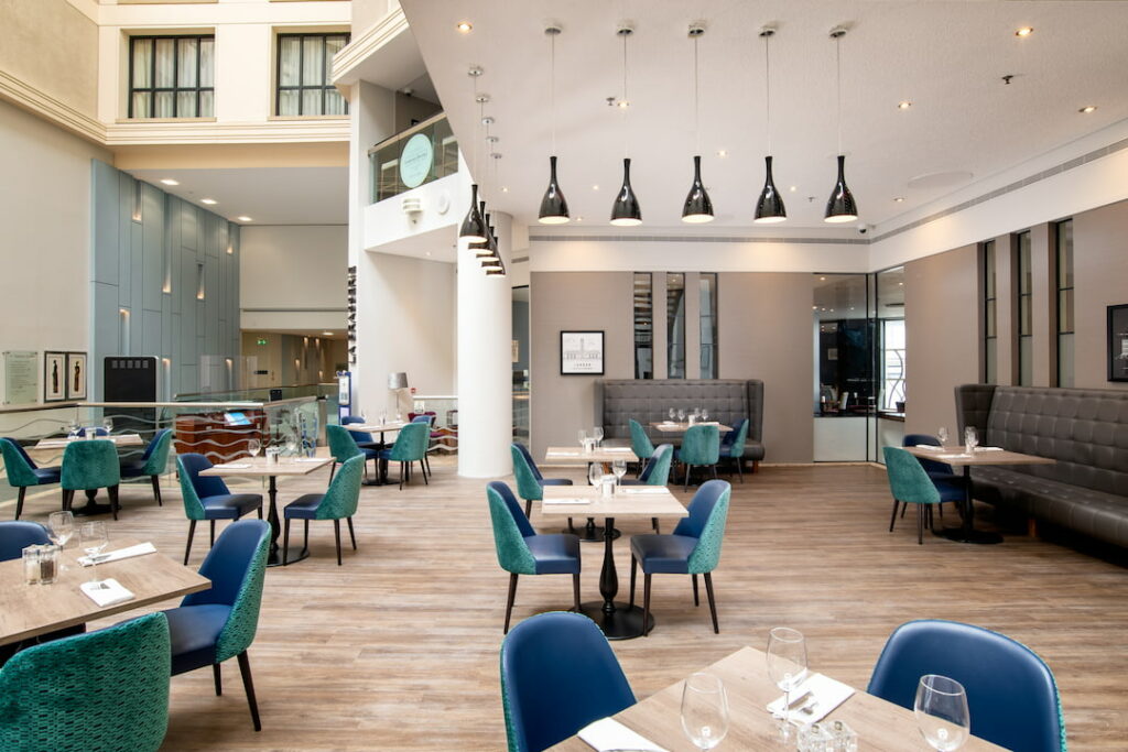 The Vivre restaurant at the Sofitel Gatwick